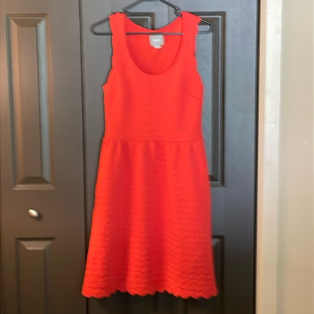 Anthropology Maeve Coral Dress S